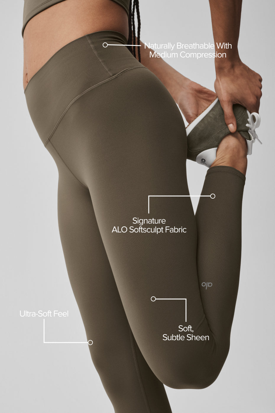 Alo Yoga Women'S Alo Softsculpt High-Waist 7/8 Legging