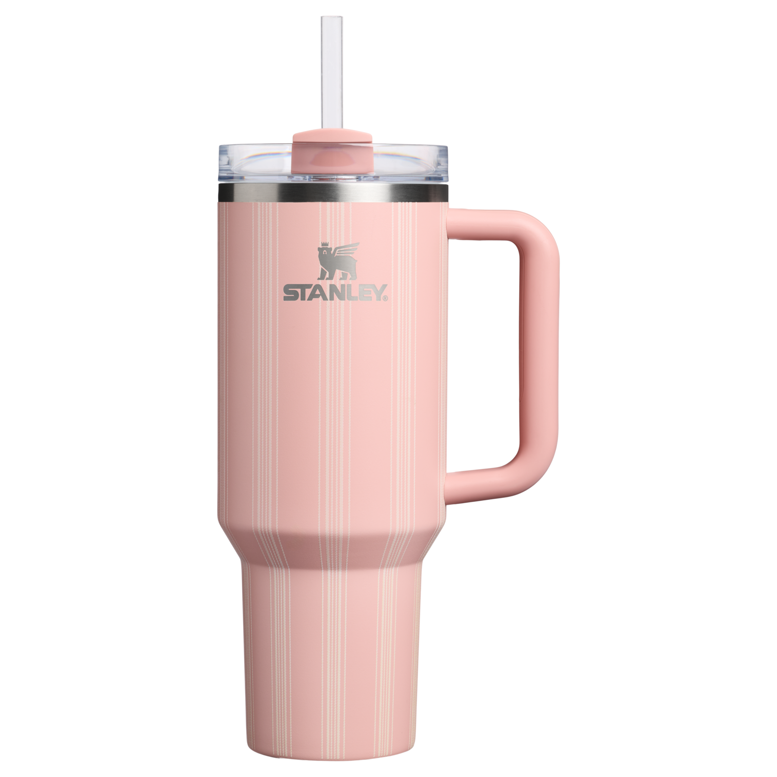 Stanley The Quencher H2.0 Flowstate Tumbler | 40 OZ Peach Rose Picnic Stripe