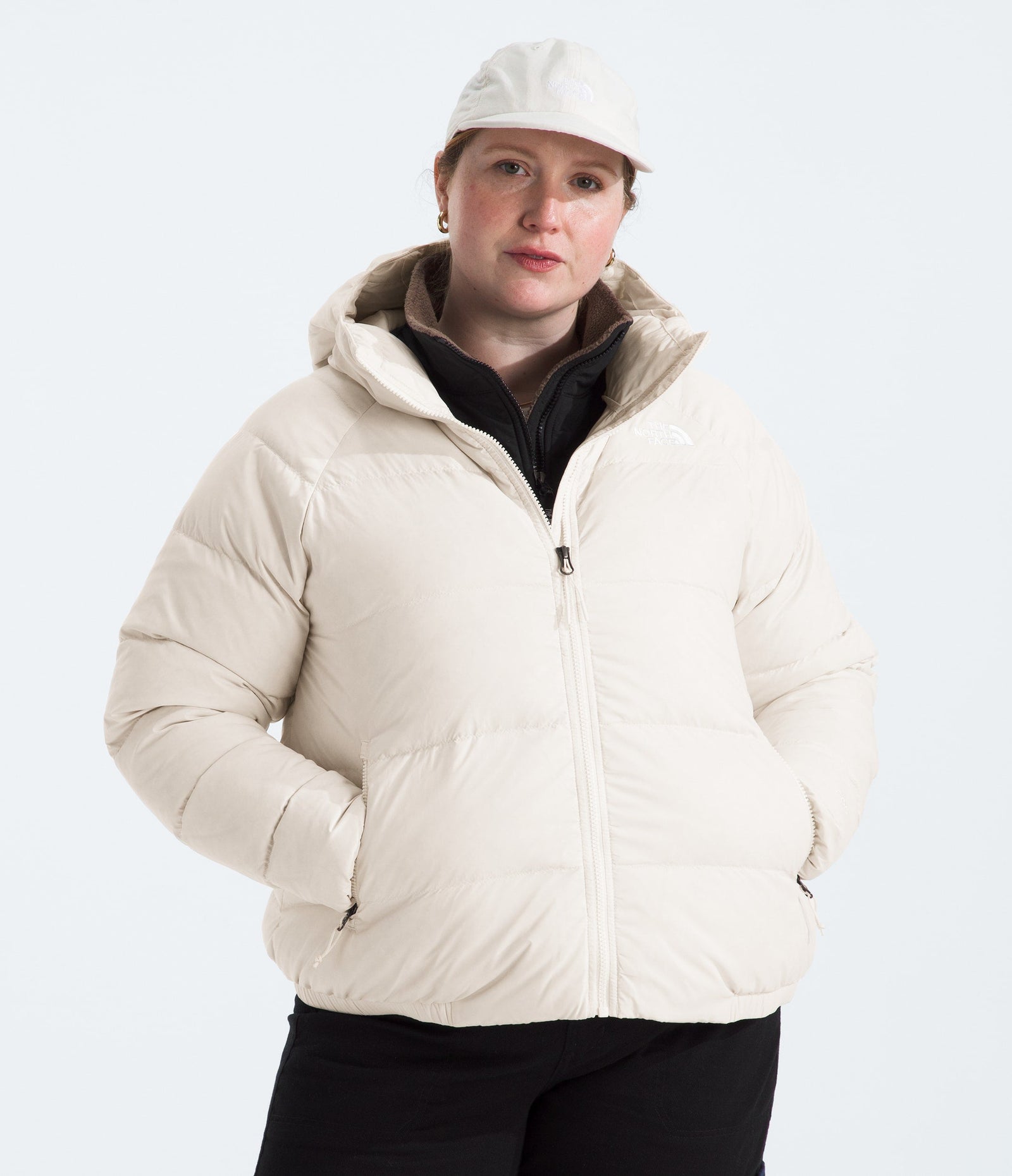 The North Face Women’s Plus Hydrenalite™ Down Hoodie White Dune