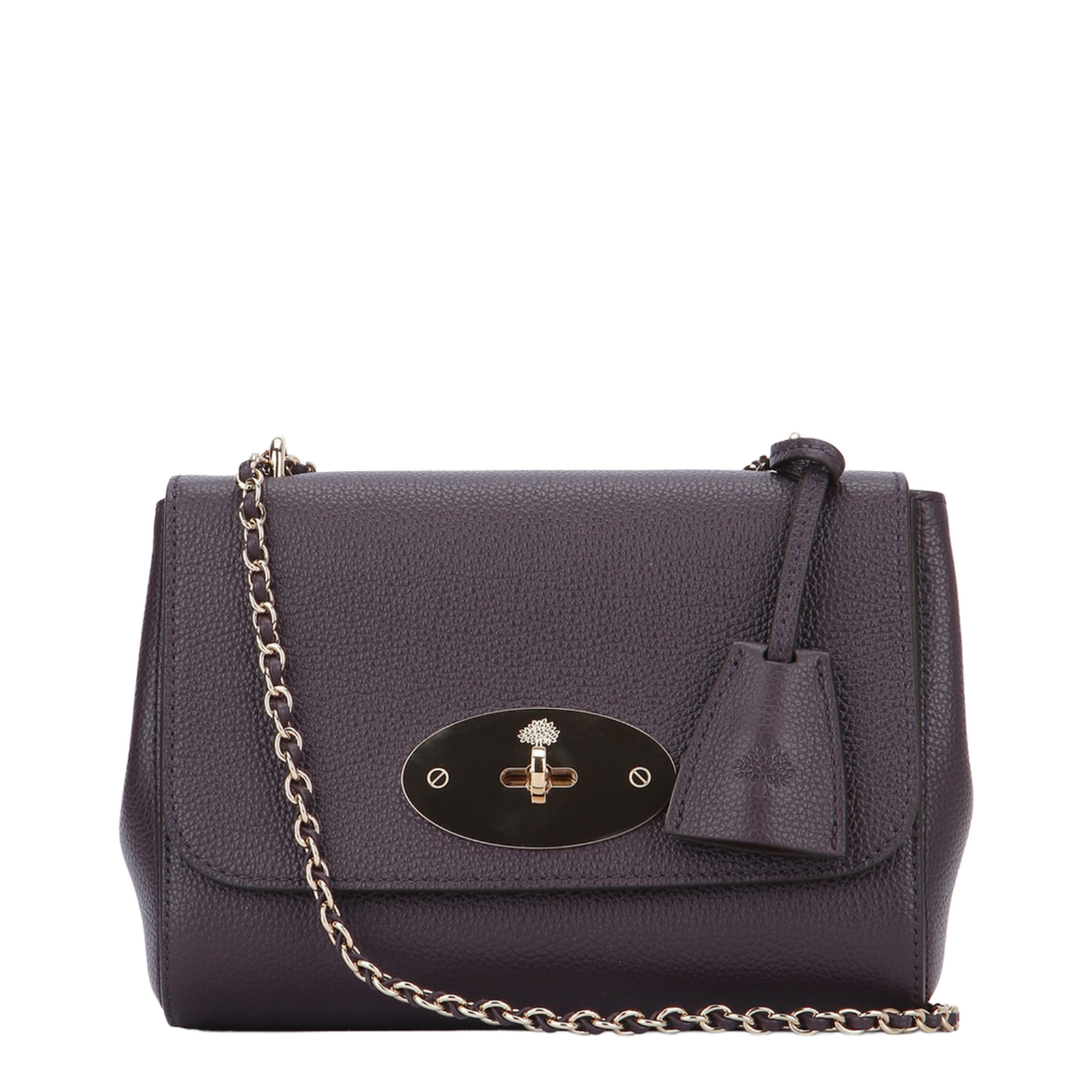 Lily Deep Aubergine Small Classic Grain