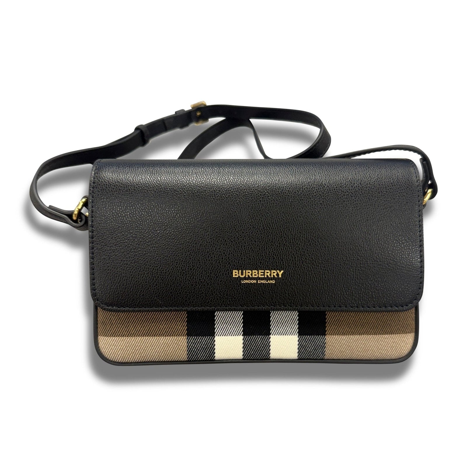 Burberry 'New Hampshire' Leather Shoulder Bag