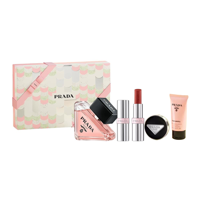 Prada Mysterious Nude Lipstick Perfume Makeup Set 520 Box Limited Edition Eau De Parfum Edp Woody