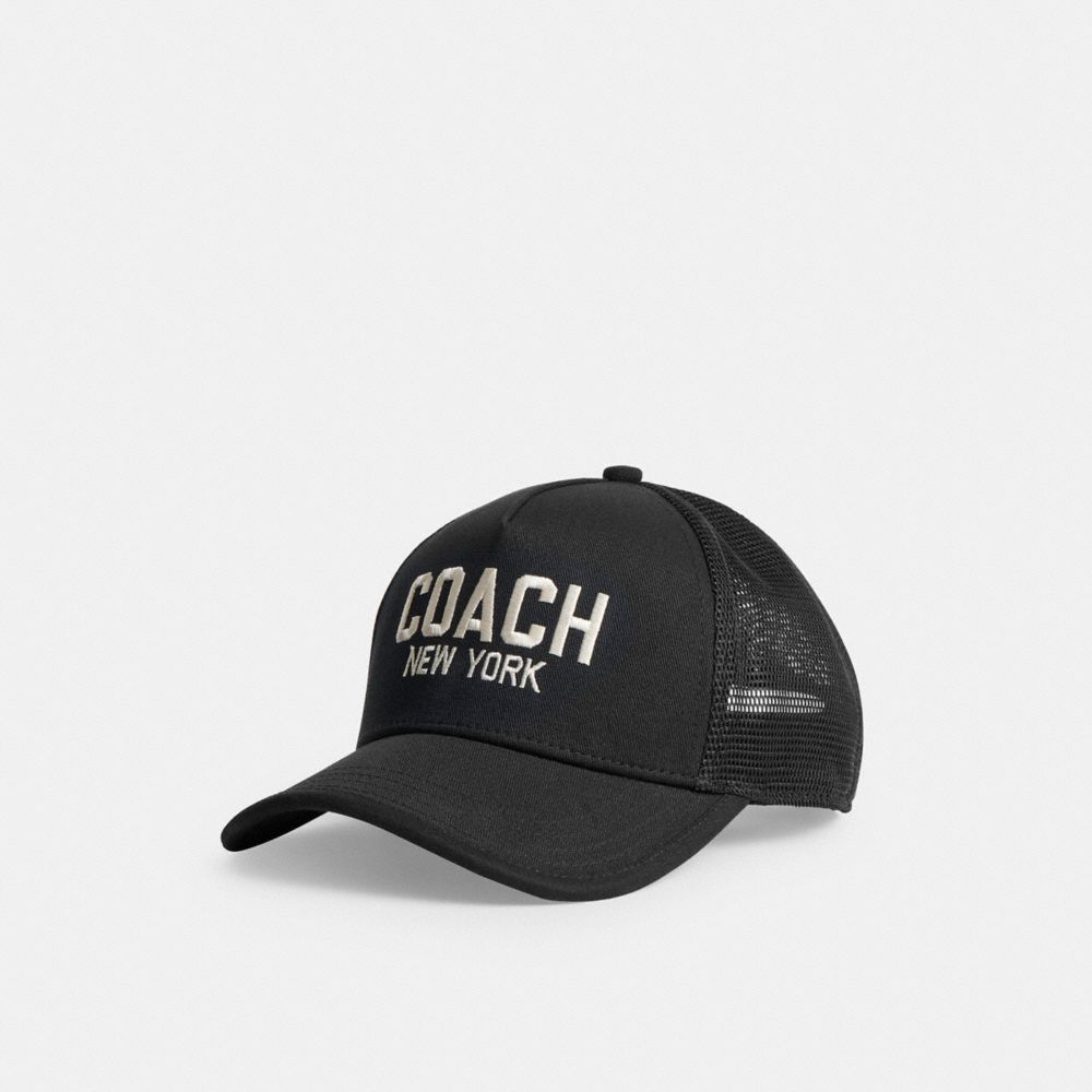 Coach Trucker Hat Black