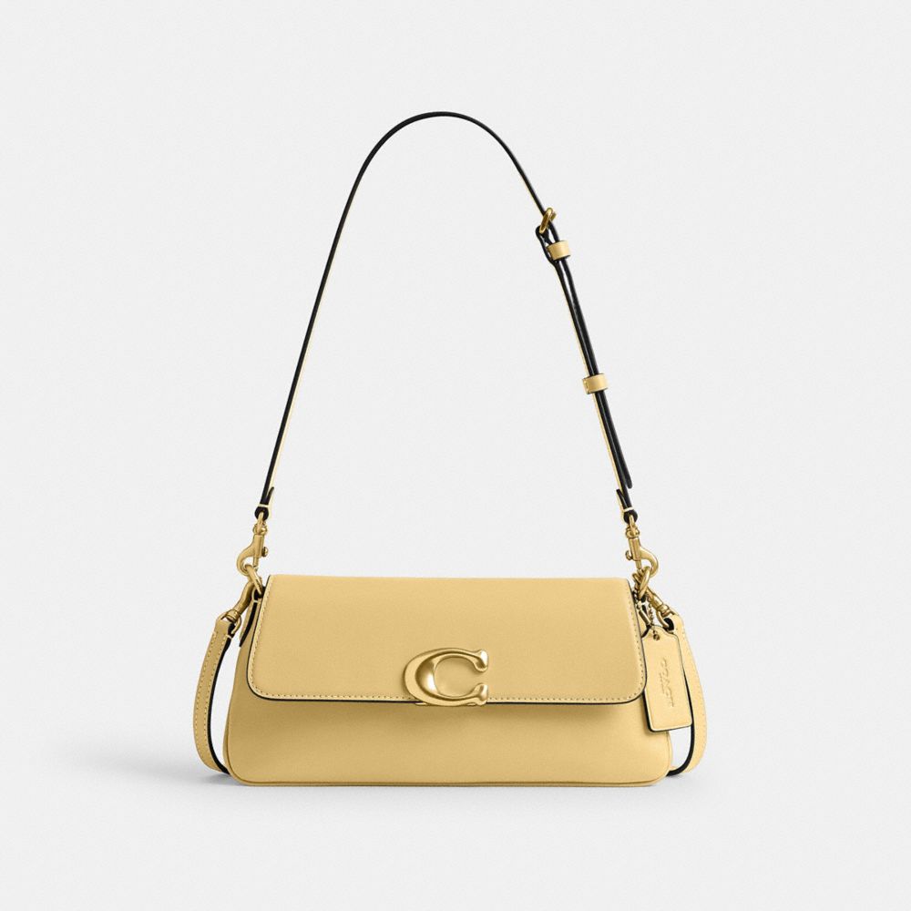 Coach Jet Shoulder Bag Brass Vanilla