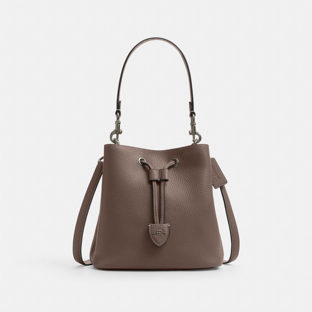 Coach Rowan Bucket Bag Gunmetal Dark Stone