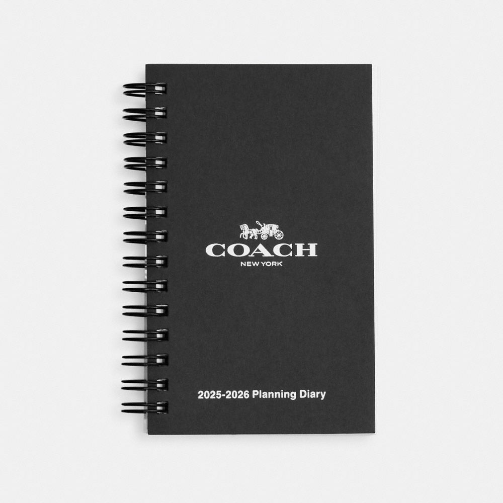 Coach 2025   2026 3 X5 Spiral Diary Book Multi