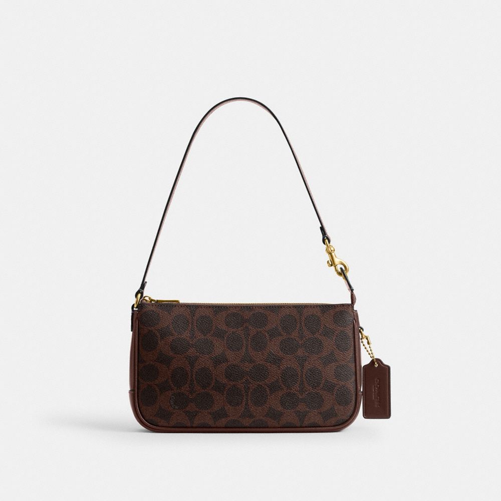 Coach Plaza Bag In Signature Canvas Brass Maple