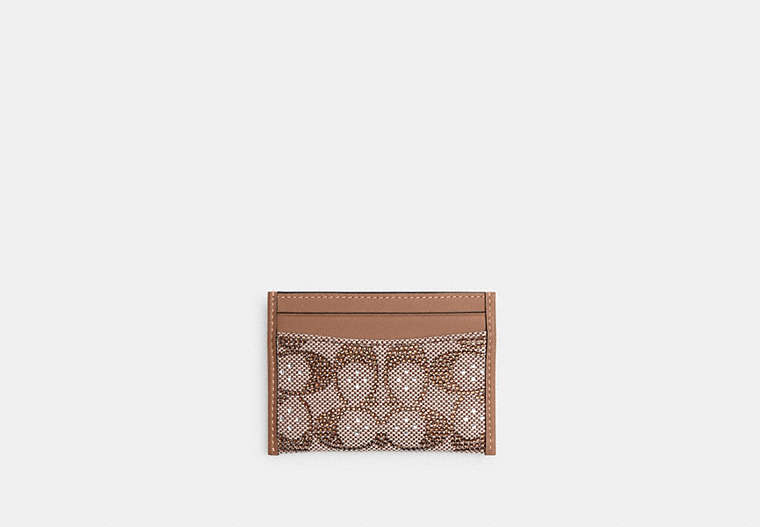 Essential Card Case In Crystal Signature Jacquard