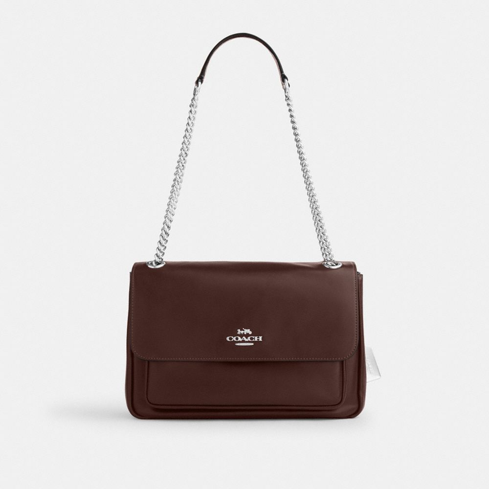 Coach Elodie Crossbody Bag Silver Maple