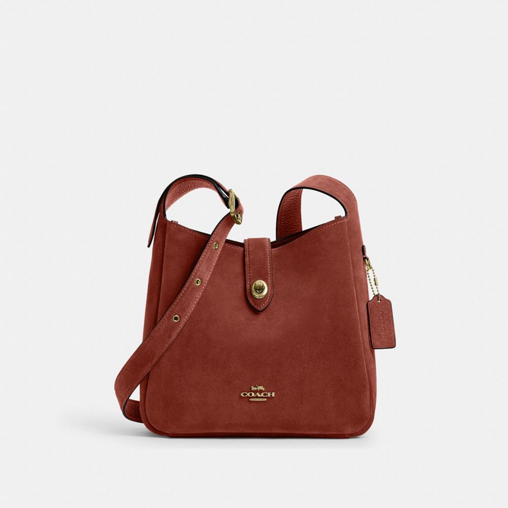 Coach Hadley Convertible Crossbody Bag Gold Clay