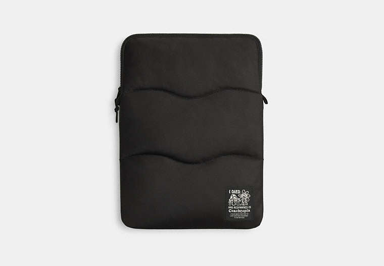 Coachtopia Loop Laptop Sleeve With Wavy Quilting