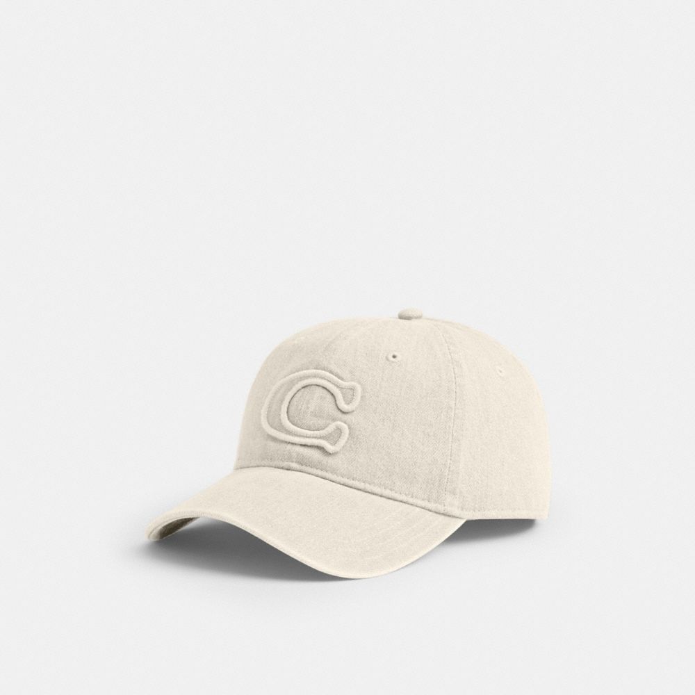 Coach Signature Patch Baseball Hat Chalk