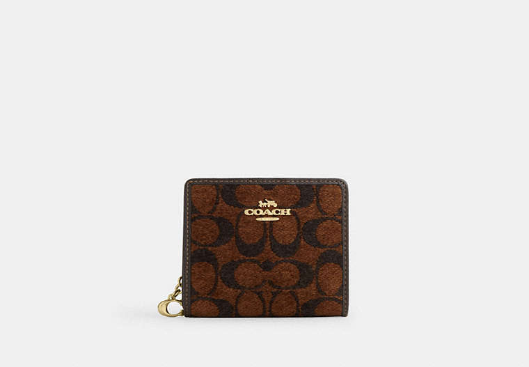 Snap Wallet In Signature Chenille