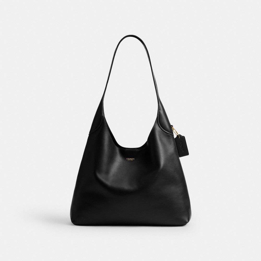 Coach Brooklyn Shoulder Bag 34 Brass Black