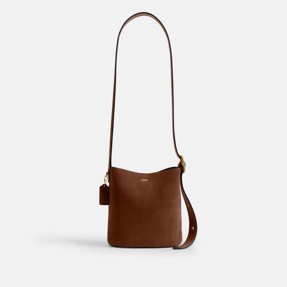 Coach Bleecker Bucket Bag 21 Brass Warm Brown