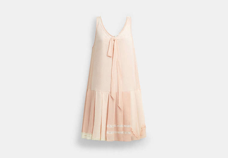 Pleated Bow Dress