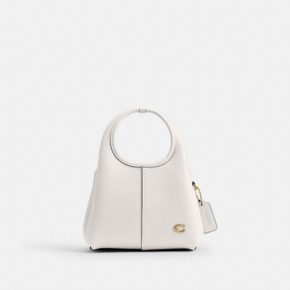 Coach Lana Shoulder Bag 19 Brass Chalk