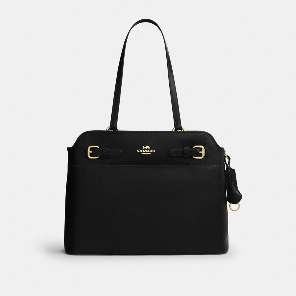 Coach Easton Tote Bag Gold Black