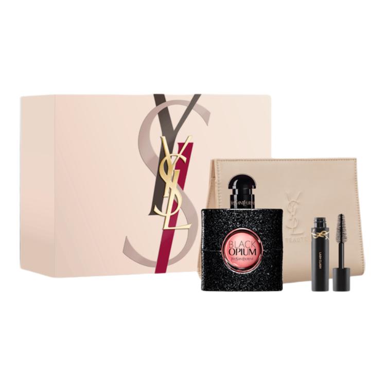Saint Laurent Black Ao Piao Ming Box Perfume Sets Eau De Parfum Edp Coffee Citrus 50Ml 01 Mascara Makeup Bag 650995009