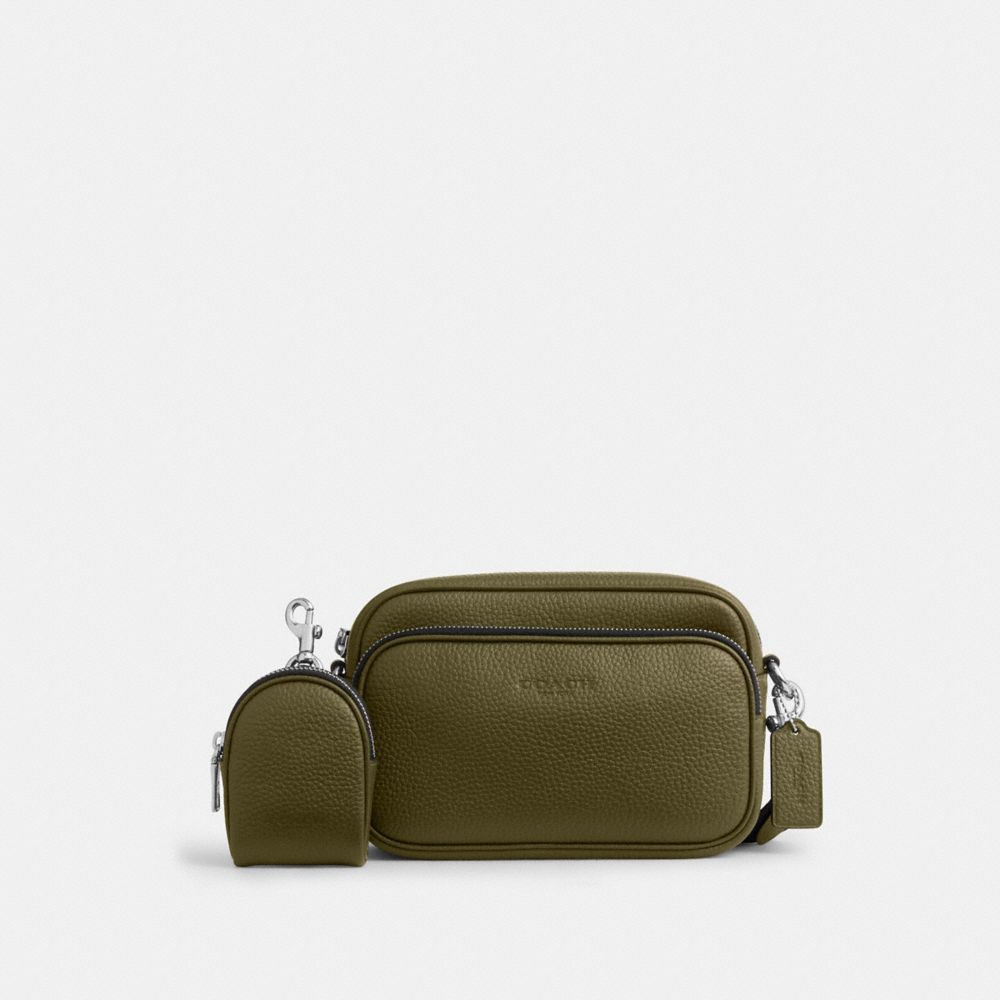 Coach Finlay Crossbody Bag Silver Olive