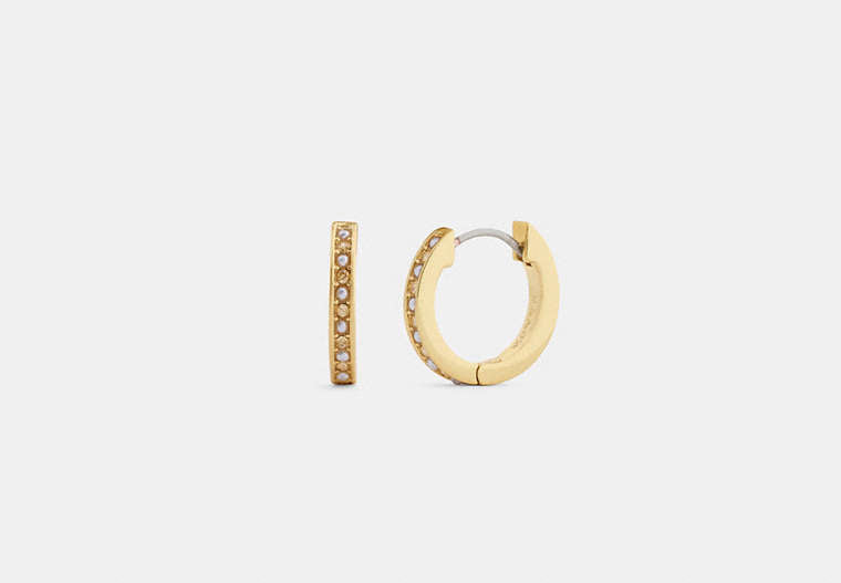 Pearl Huggie Earrings
