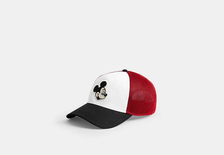 Disney X Coach Trucker Hat With Mickey Mouse