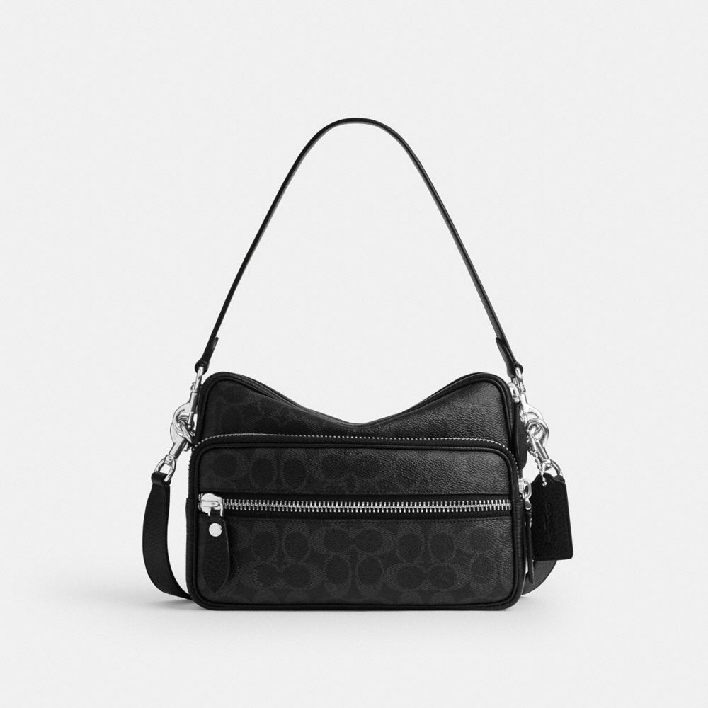 Coach Dakota Crossbody Bag In Signature Canvas Black Signature