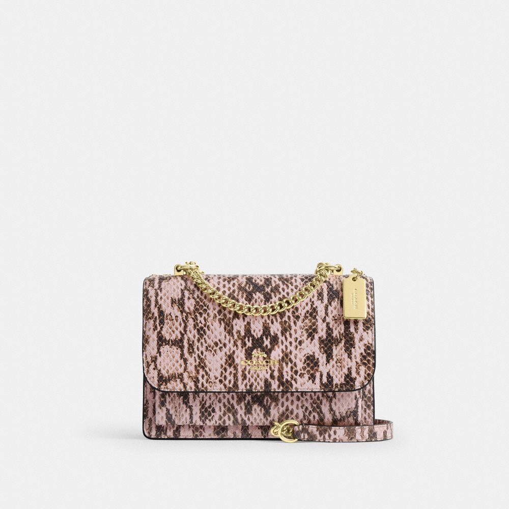 Coach Klare Crossbody Bag Gold Pink