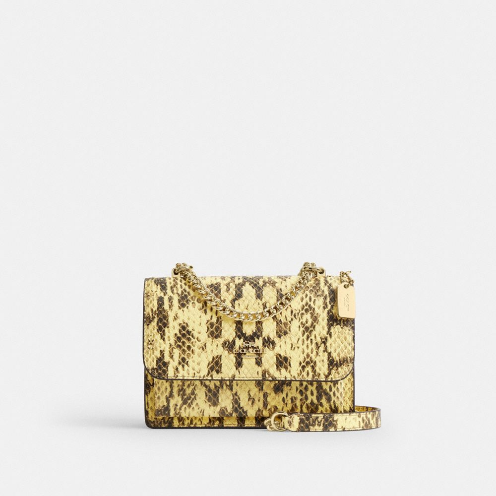 Coach Mini Klare Crossbody Bag Gold Yellow
