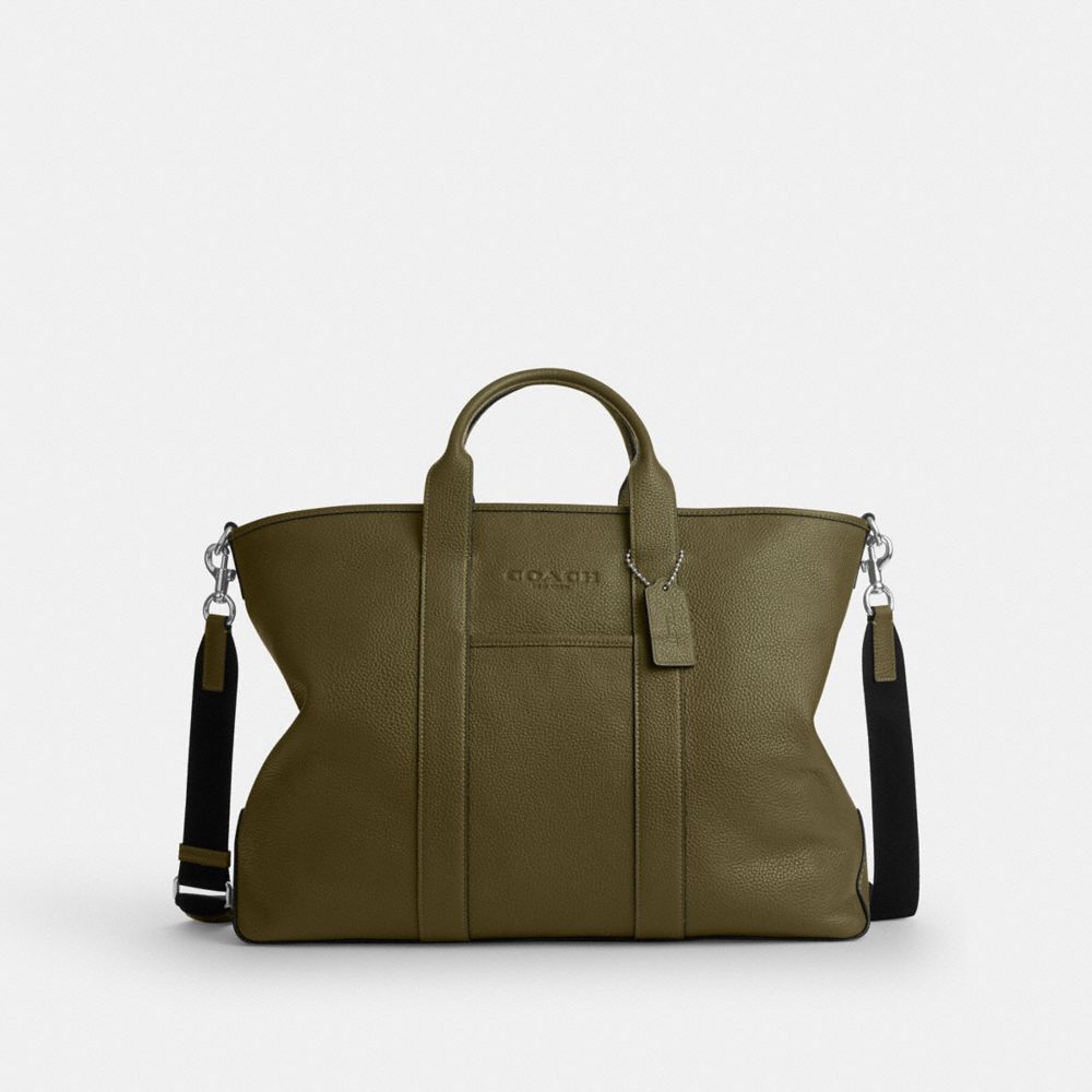 Coach Grayson Tote Bag Silver Olive