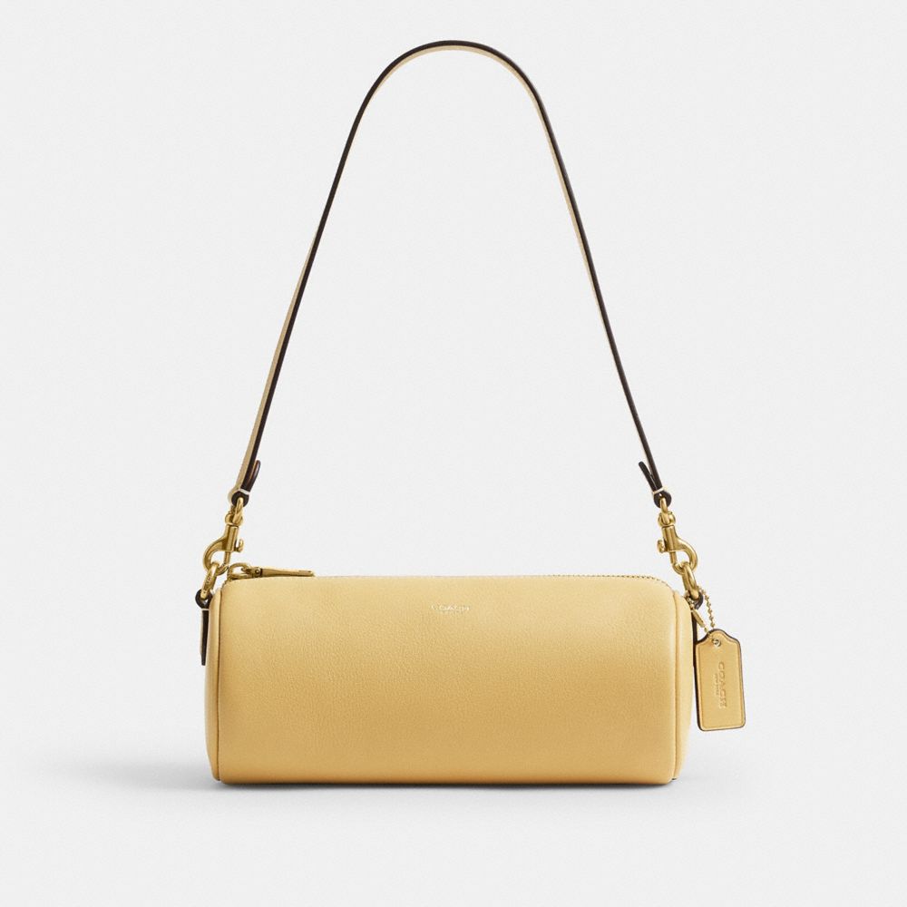 Coach Barrel Bag Brass Vanilla