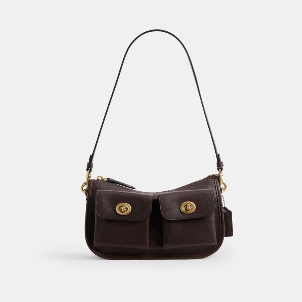Coach Twin Turnlock Waverly Bag Brass Maple