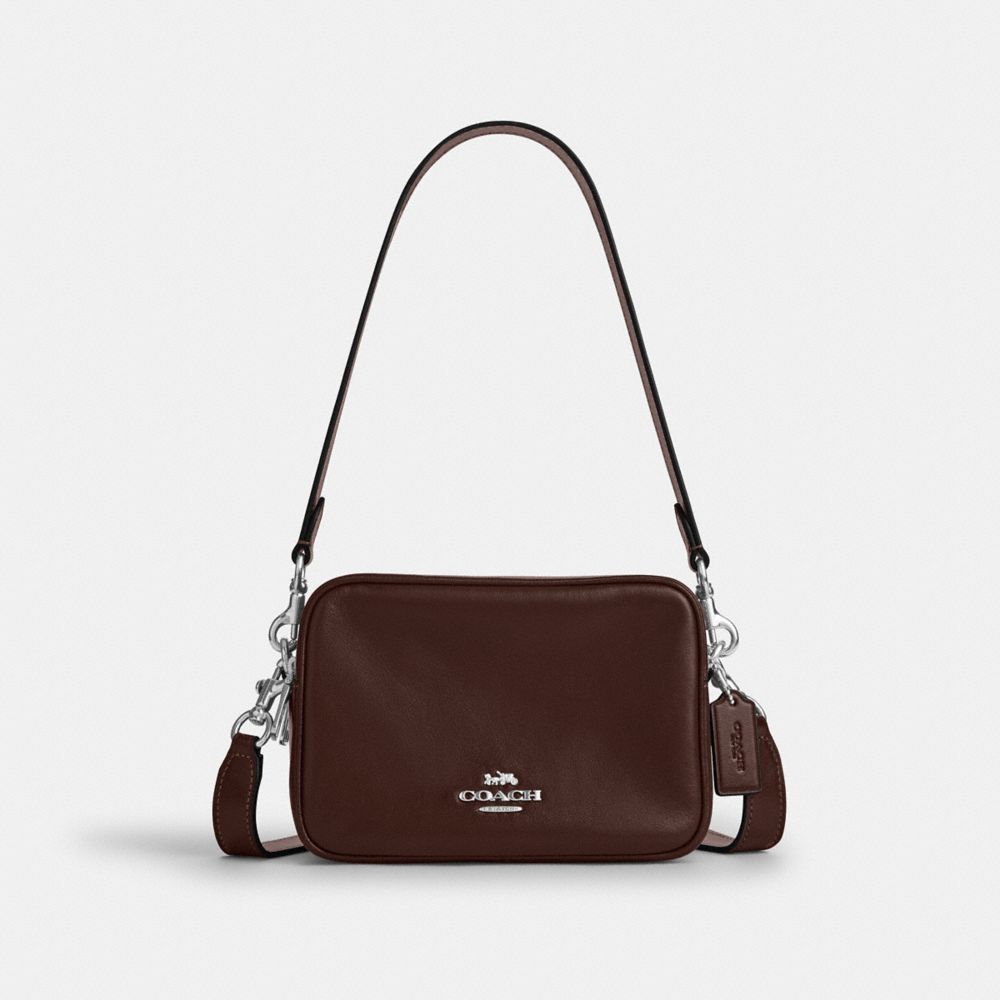 Coach Mini Carey Crossbody Bag Silver Maple