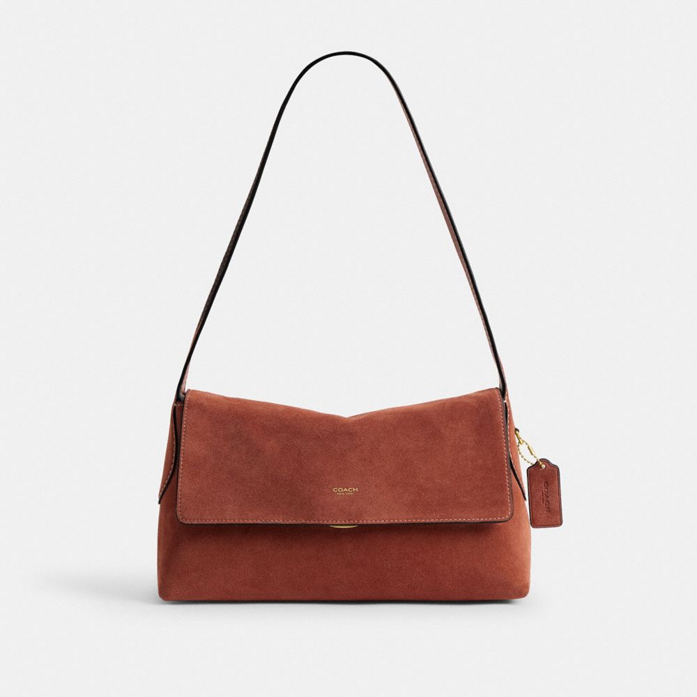 Coach Chelsea Shoulder Bag 30 Brass Clay