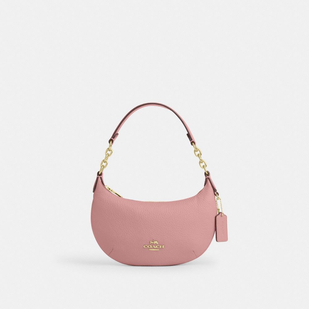 Coach Mini Payton Bag Gold Pink Petal