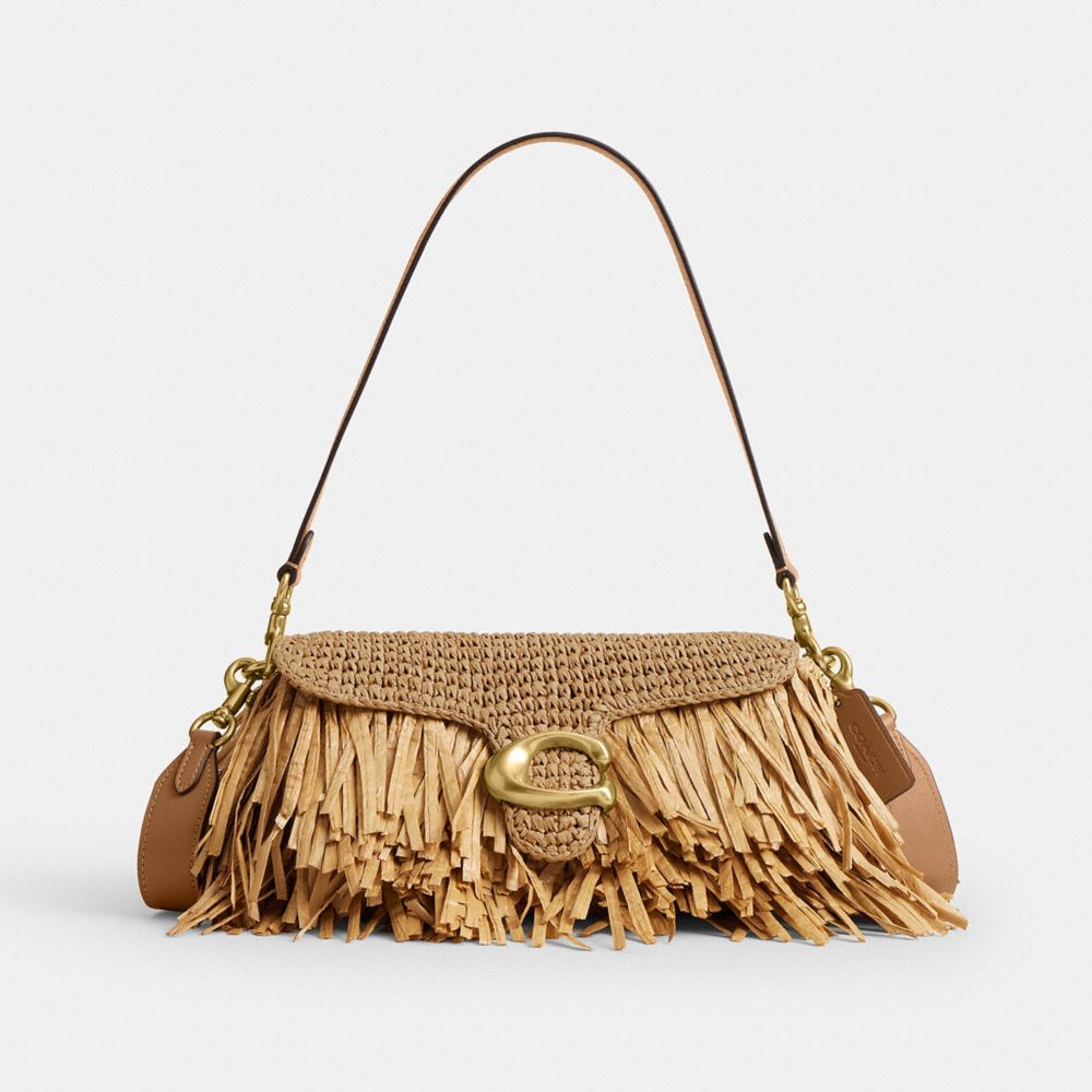 Coach Tabby Shoulder Bag 26 Brass Natural