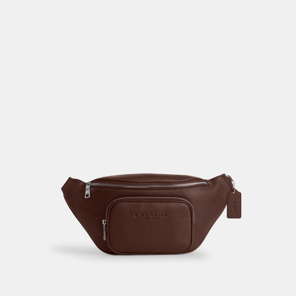 Coach Travis Belt Bag 35 Silver Maple