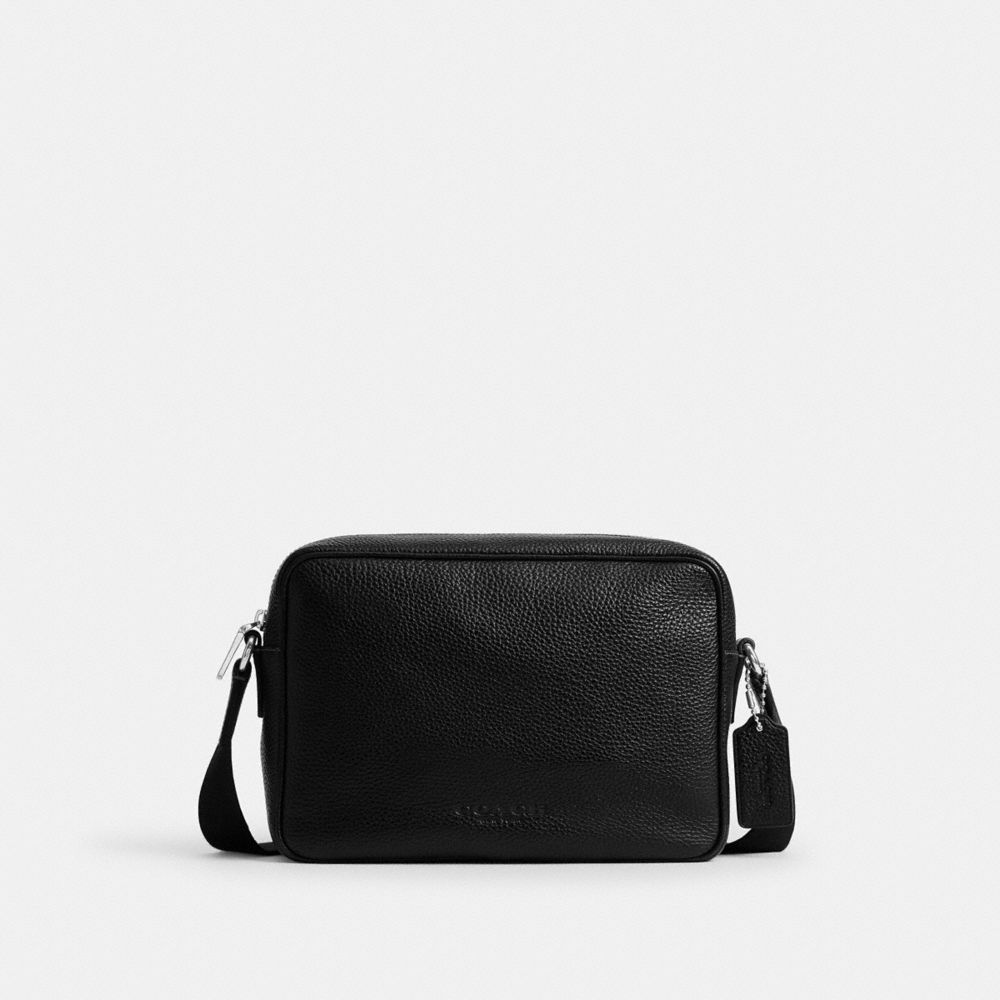 Coach Colton Crossbody Bag 25 Silver Black