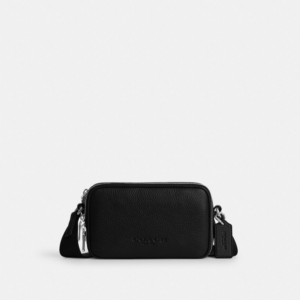 Coach Colton Crossbody Bag 19 Silver Black
