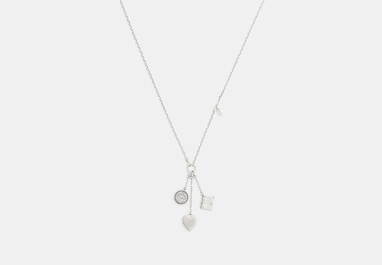 Heart And Book Long Pendant Necklace