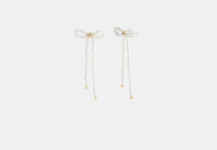 Pearl Bow Earrings
