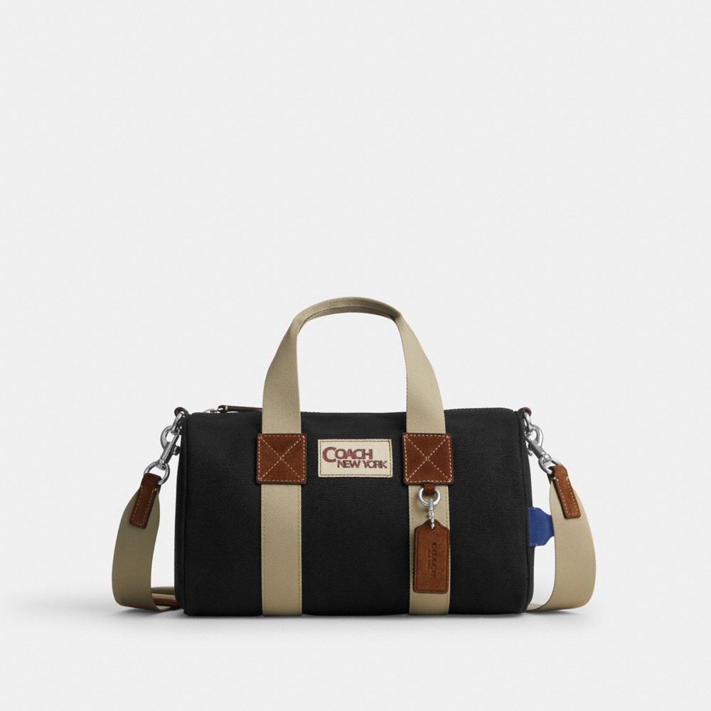 Coach Expedition Duffle Bag Silver Black Multi