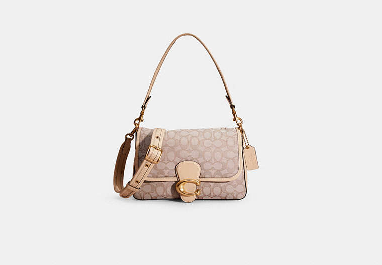 Restored Soft Tabby Shoulder Bag In Signature Jacquard
