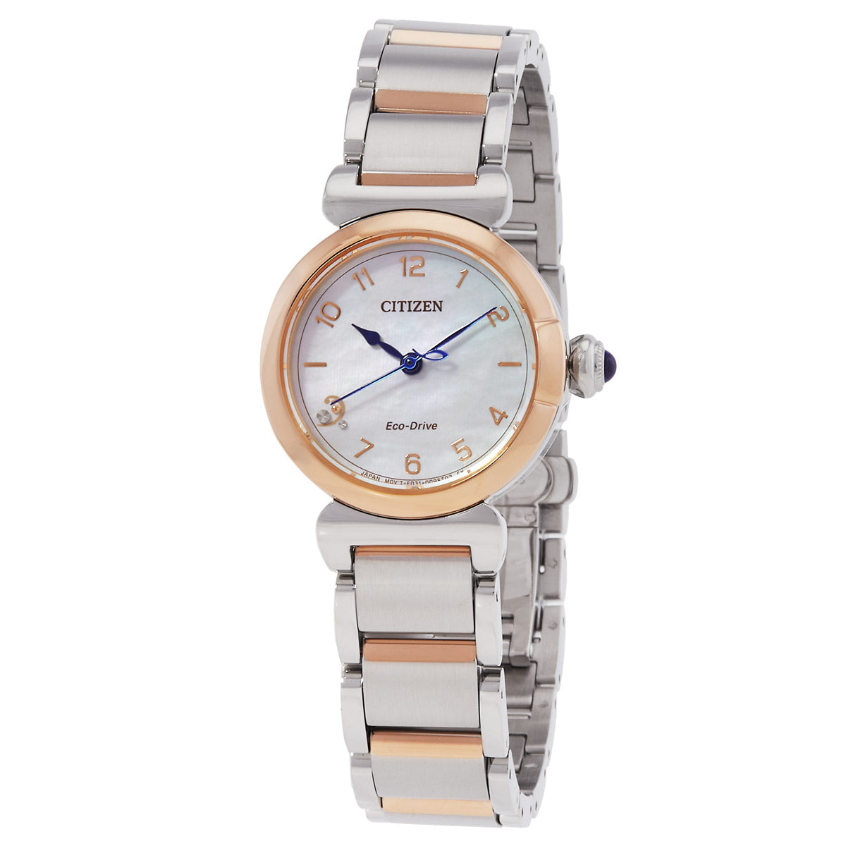 Citizen L Mae White Mother Of Pearl Dial Women's Watch