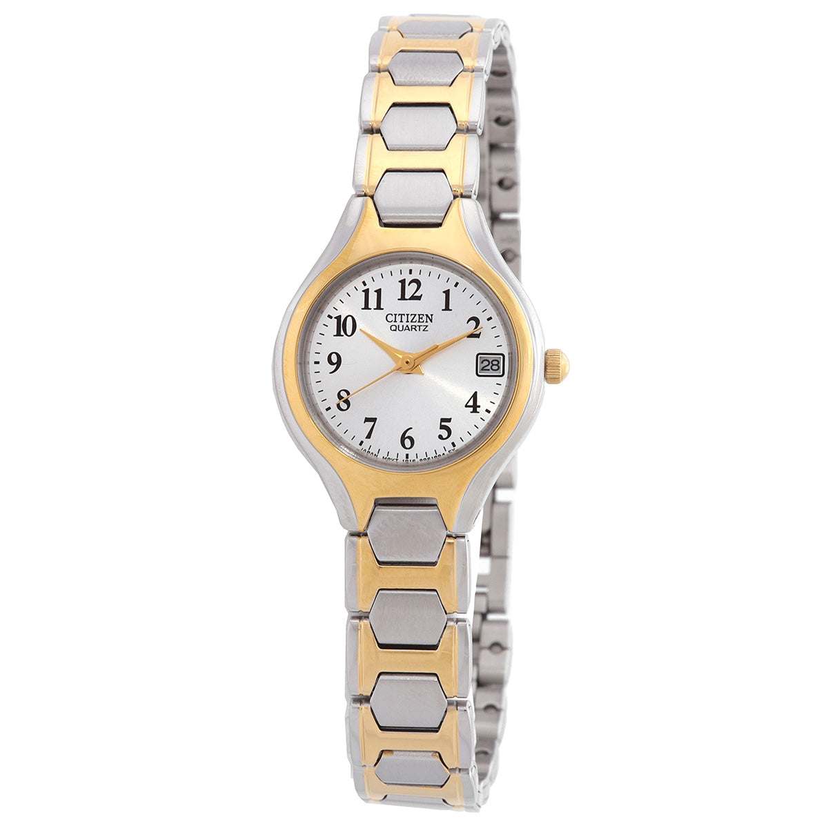 Citizen Quartz White Dial Two-Tone Women's Watch