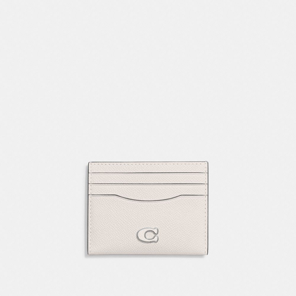 Coach Card Case Chalk