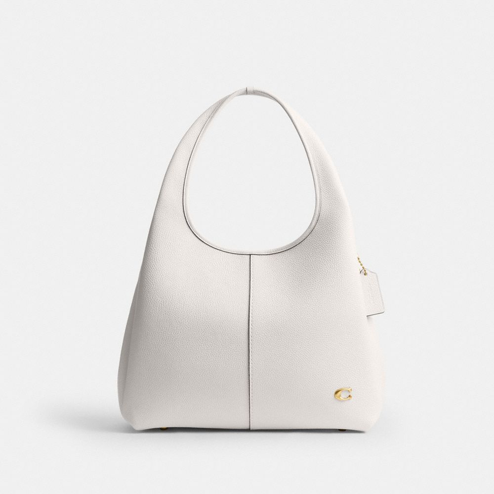 Coach Lana Shoulder Bag Brass Chalk