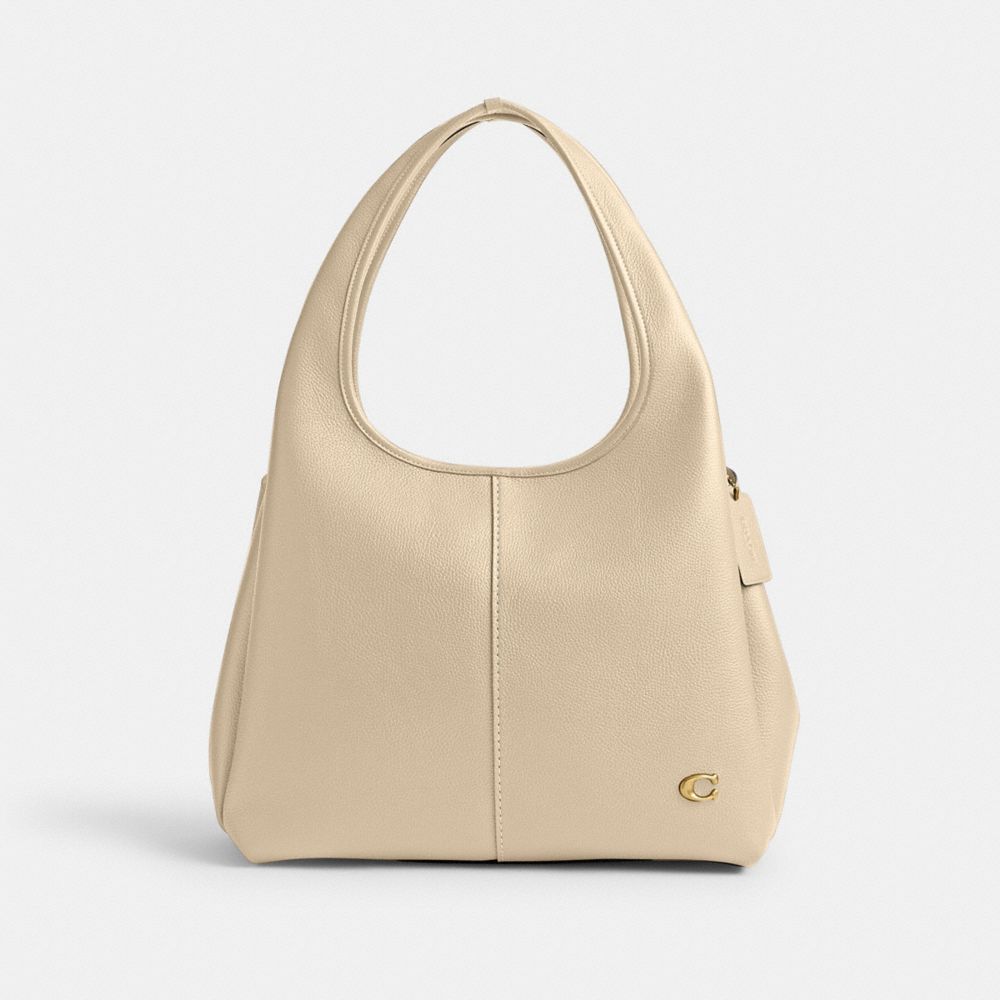 Coach Lana Shoulder Bag Brass Ivory