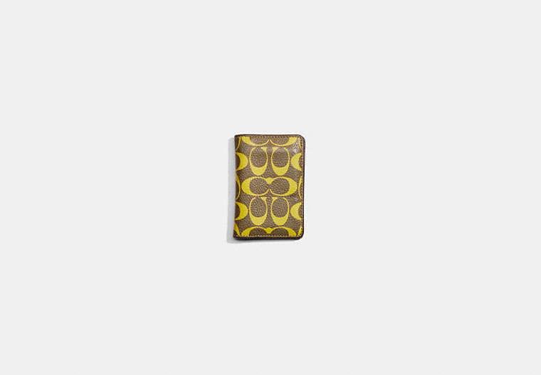 Restored Card Wallet In Signature Leather