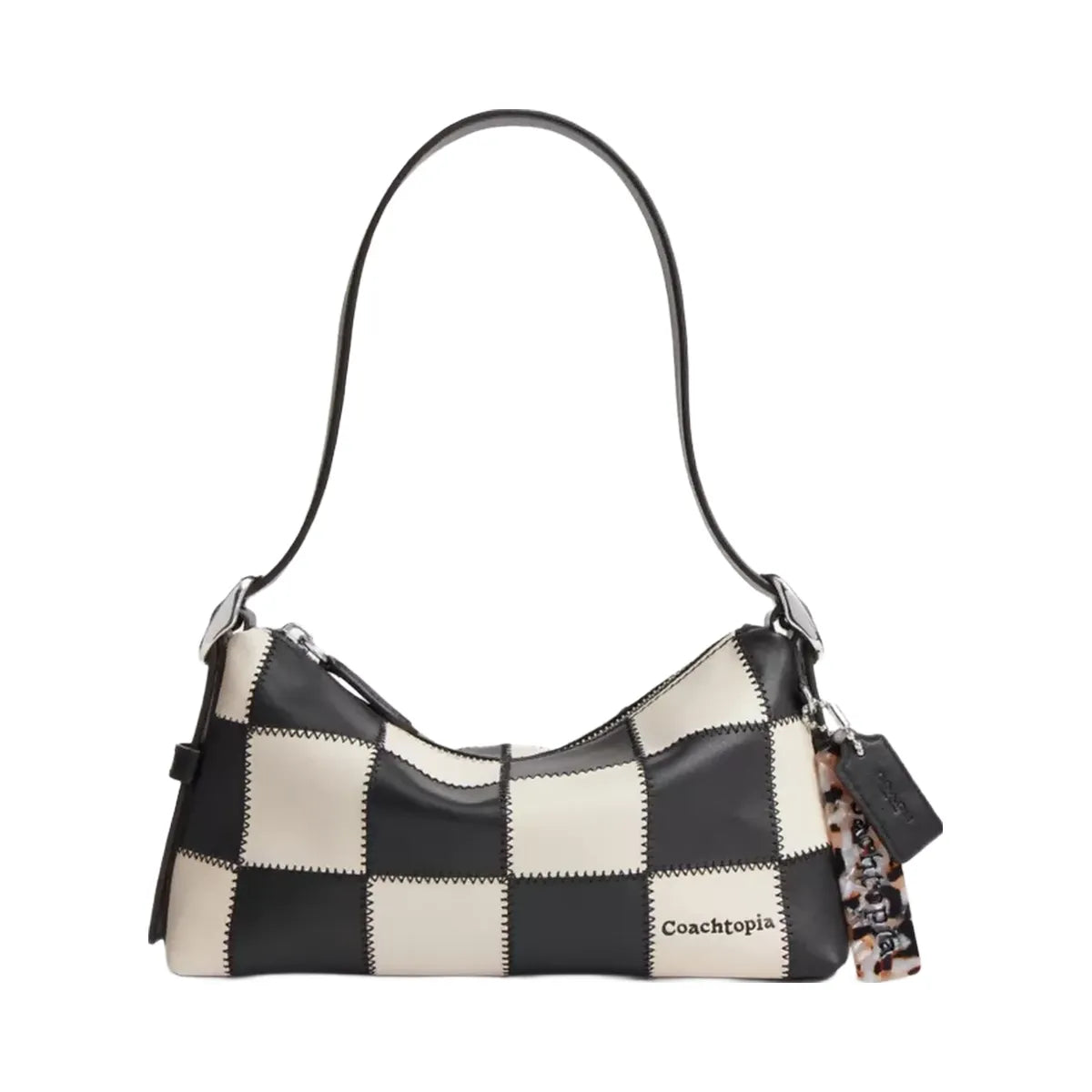 Coach Alter/Ego Small Slouchy Shoulder Bag in Black Chalk